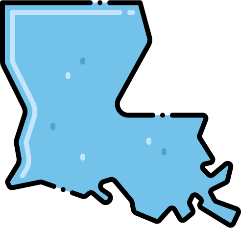 Louisiana-map